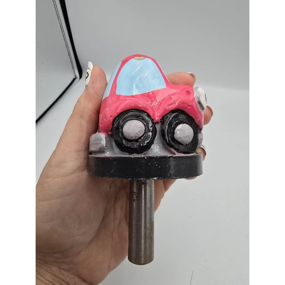 Vintage Cartoon Car Arcade Character Head Folk‎ Art Carnival Prop Whack A Mole